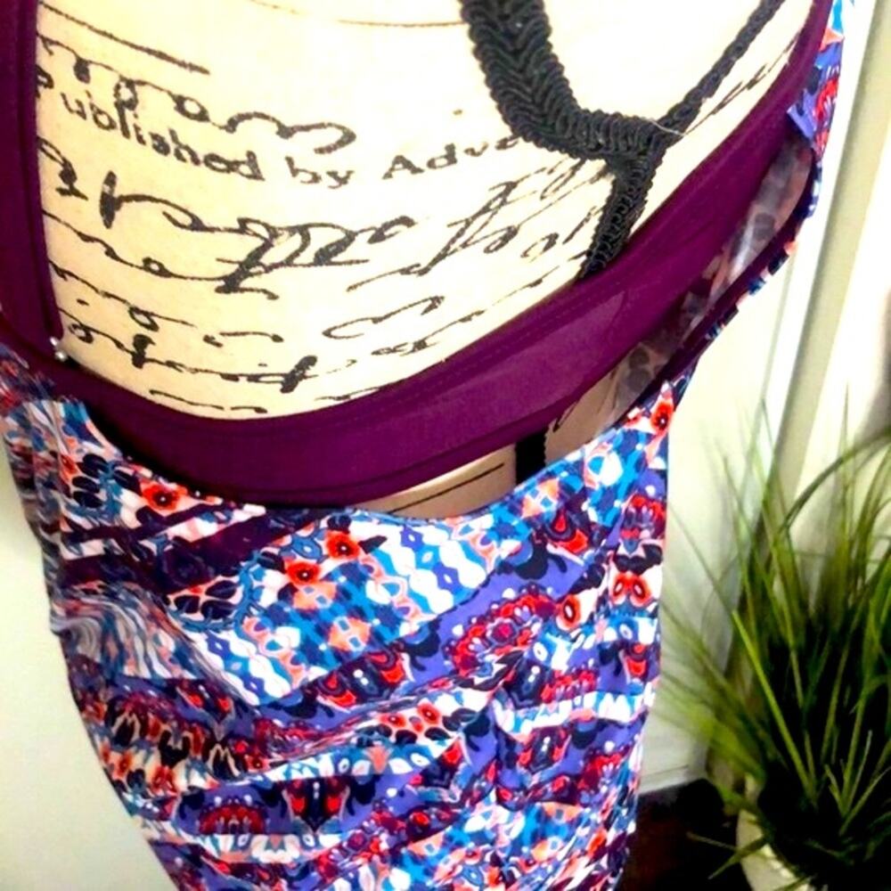 NWT! Athleta Marrakesh Side Scrunch Tankini Size 32 B/C - Picture 7 of 10